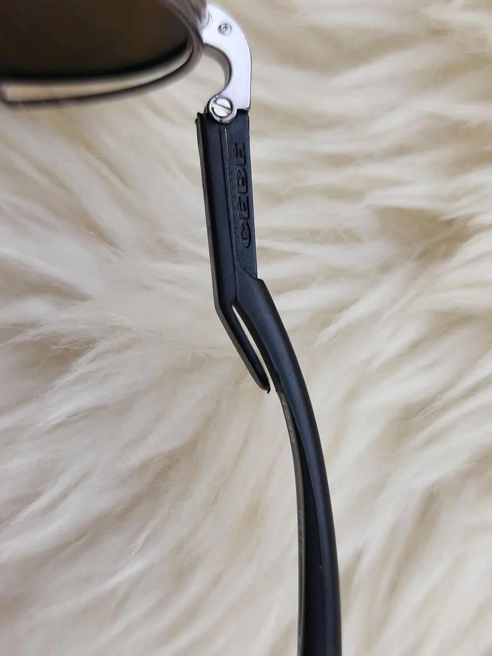 Cebe Round Black Lens Sunglasses